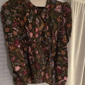 Ulla Johnson Multicolor Floral Blouse